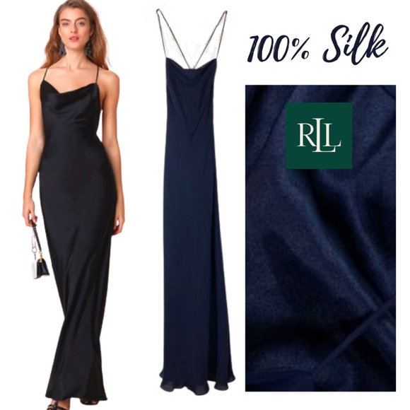 ralph lauren slip dress